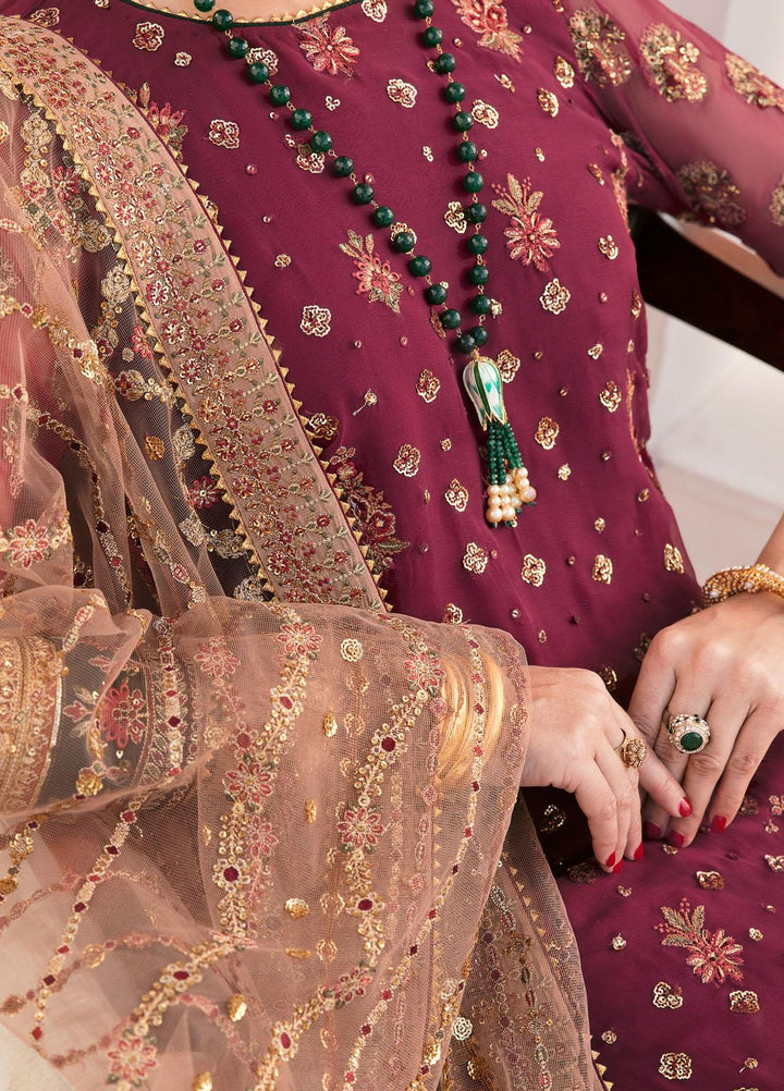 Chantelle By Baroque Embroidered Chiffon Suits Unstitched 3 Piece BQ23CH BQU-CH11-D02 - Luxury Formal Collection