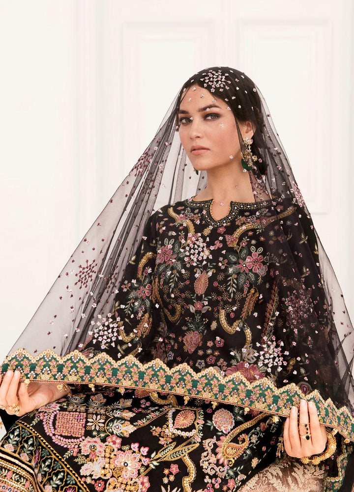 Chantelle By Baroque Embroidered Raw Silk Suits Unstitched 3 Piece BQ23CH BQU-CH11-D04 - Luxury Formal Collection