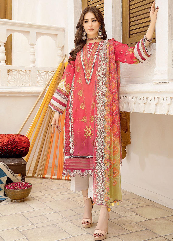 Aniiq Chunri By Charizma Printed Lawn Suits Unstitched 3 Piece CRZ21AC 01 - Summer Collection