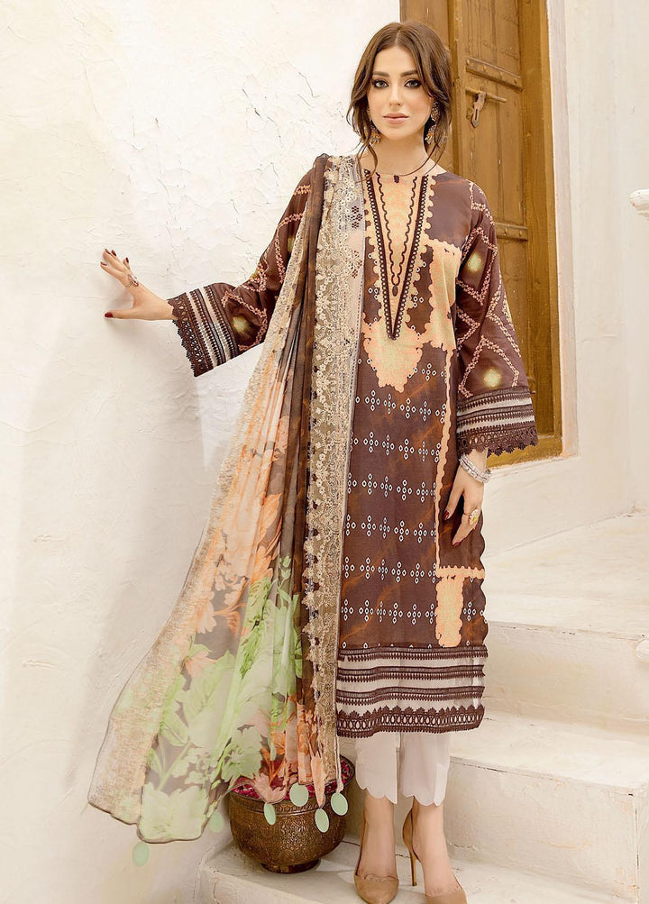 Aniiq Chunri By Charizma Printed Lawn Suits Unstitched 3 Piece CRZ21AC 02 - Summer Collection