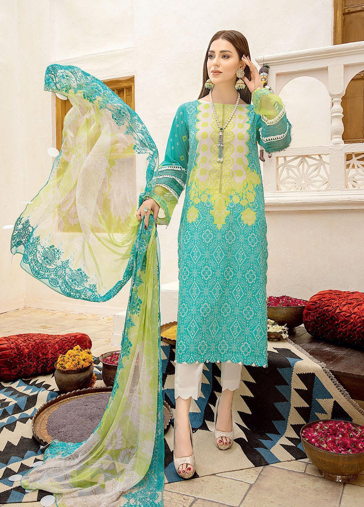 Aniiq Chunri By Charizma Printed Lawn Suits Unstitched 3 Piece CRZ21AC 04 - Summer Collection