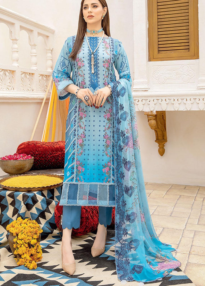 Aniiq Chunri By Charizma Printed Lawn Suits Unstitched 3 Piece CRZ21AC 12 - Summer Collection