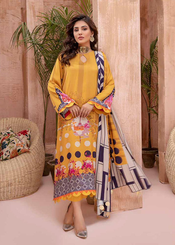 C-Prints By Charizma Printed Cottel Suits Unstitched 3 Piece CRZ21-CP4 CPW 35 - Winter Collection