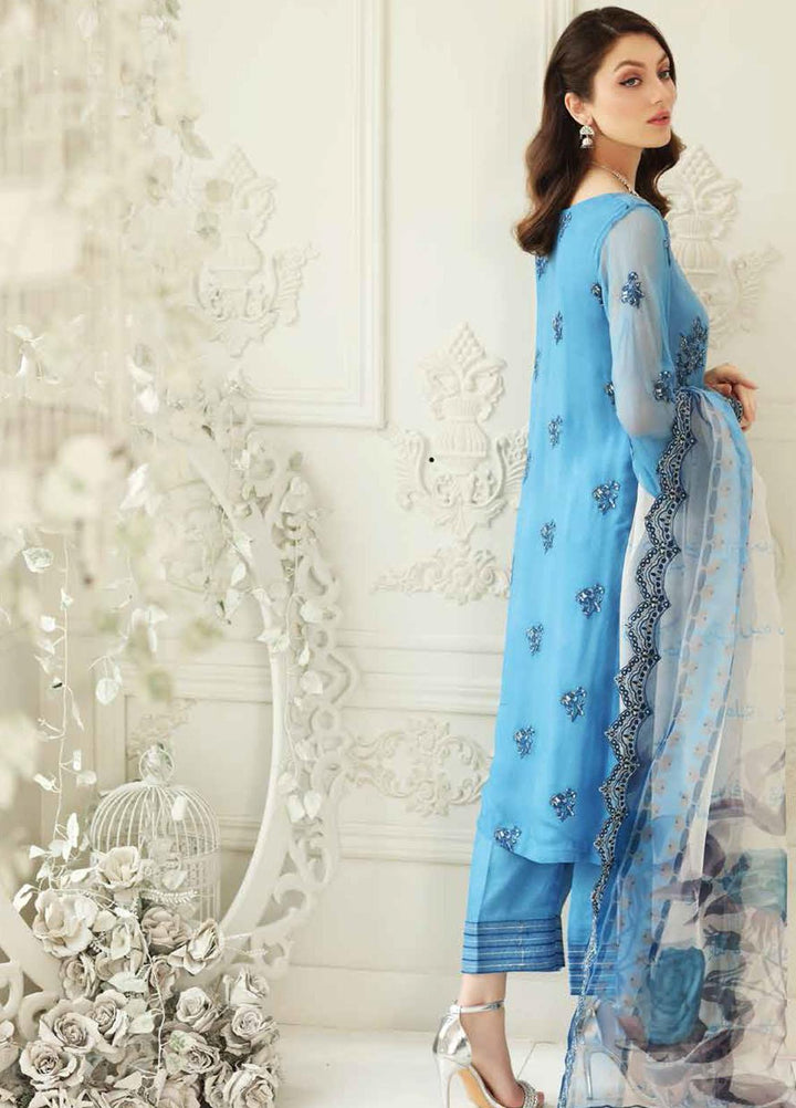 Charizma Embroidered Chiffon Suits Unstitched 3 Piece CRZ21-C6 CHM-42 - Festive Collection