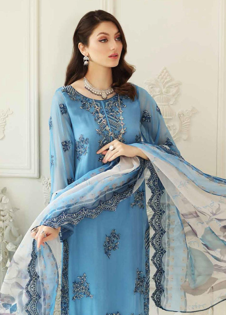 Charizma Embroidered Chiffon Suits Unstitched 3 Piece CRZ21-C6 CHM-42 - Festive Collection