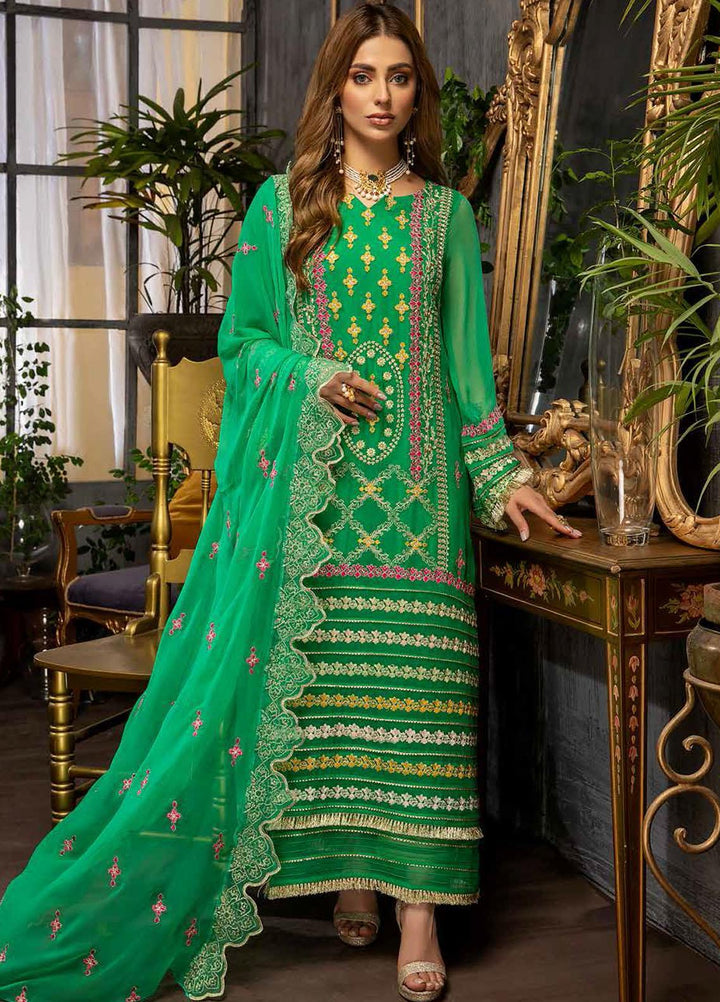 Charizma Embroidered Chiffon Suits Unstitched 3 Piece CRZ21-C6 CHM-43 - Festive Collection
