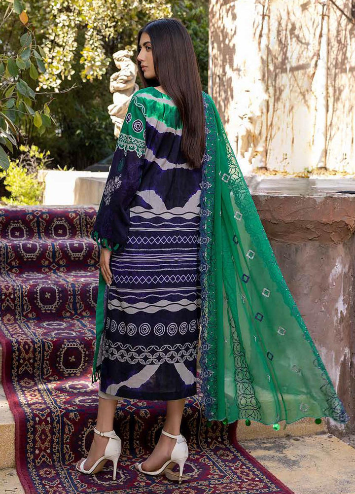Charizma Embroidered Lawn Suits Unstitched 3 Piece CRZ22-C4 CCS-25 - Summer Collection