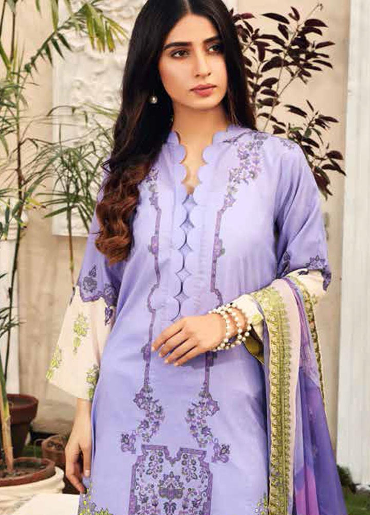 Charizma Embroidered Lawn Suits Unstitched 3 Piece CRZ21CB-1 CCW-10 - Summer Collection