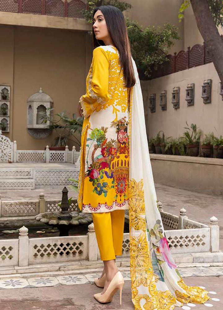 Charizma Embroidered Lawn Suits Unstitched 3 Piece CRZ22EL CEL-02 - Summer Collection