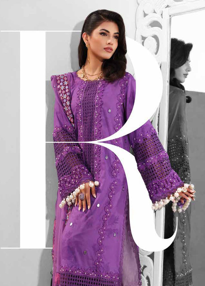 Charizma Embroidered Lawn Suits Unstitched 3 Piece CRZ24SF ED4-04 - Festive Collection