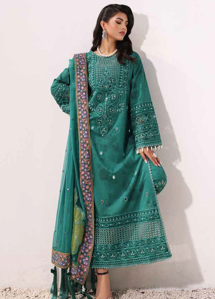 Charizma Embroidered Lawn Suits Unstitched 3 Piece CRZ24SF ED4-06 - Festive Collection
