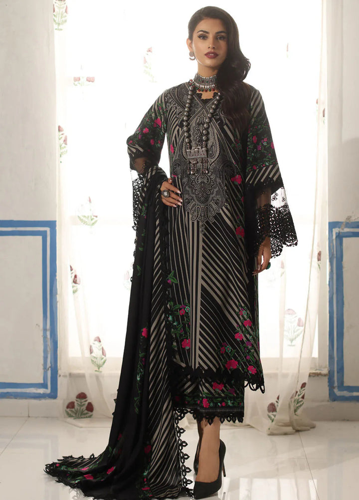 Charizma Embroidered Linen Suit Unstitched 3 Piece CRZ24VW CVW4-05 - Winter Collection