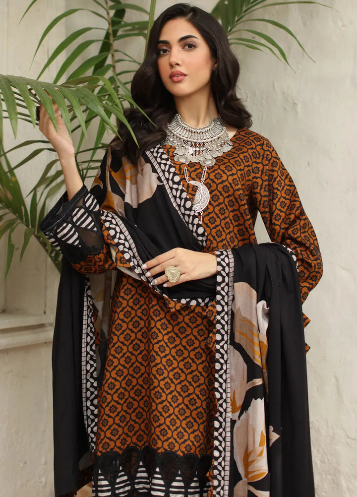 Charizma Embroidered Linen Suit Unstitched 3 Piece CRZ24VW CVW4-07 - Winter Collection