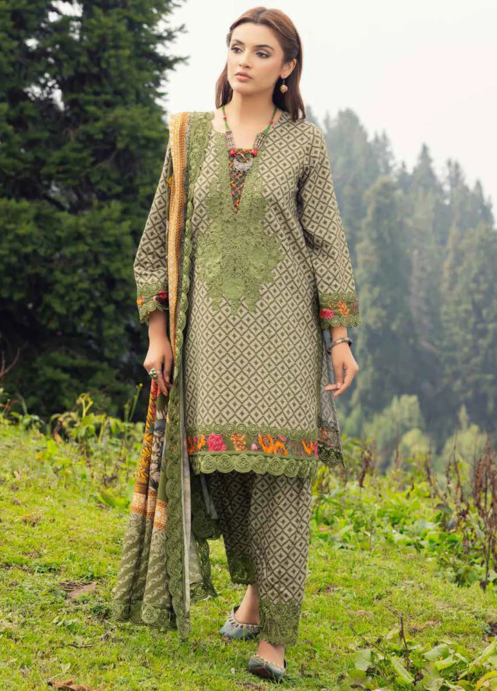 Charizma Embroidered Staple Suits Unstitched 3 Piece CRZ24CS CCW5-08 - Winter Collection