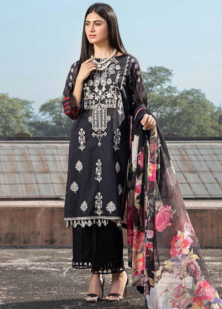Charizma Embroidered Swiss Voile Suits Unstitched 3 Piece CRZ21SM-2 CM-15 - Summer Collection