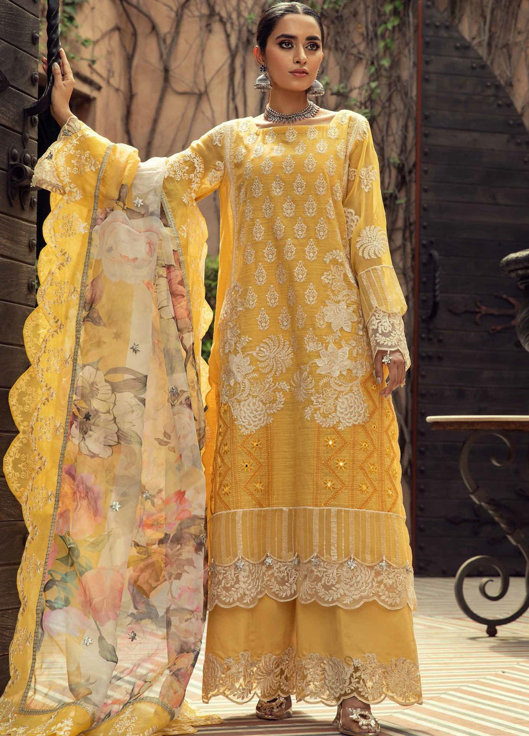 Charizma Embroidered Lawn Suits Unstitched 3 Piece CRZ21F ED-01 - Festive Collection