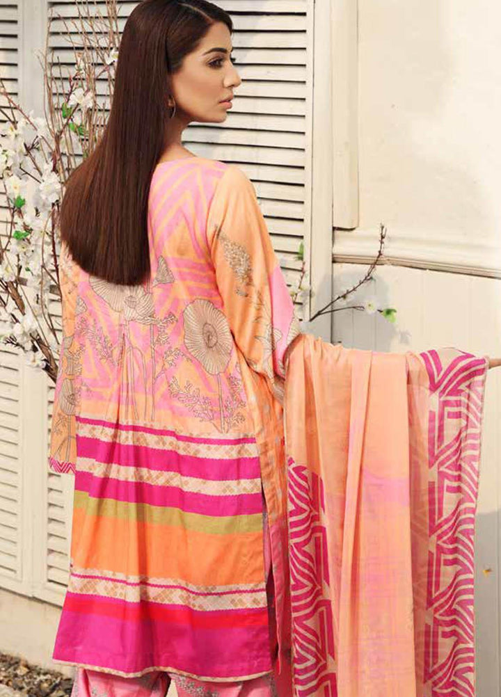 Charizma Embroidered Lawn Suits Unstitched 3 Piece CRZ21IF IN-32-B - Summer Collection