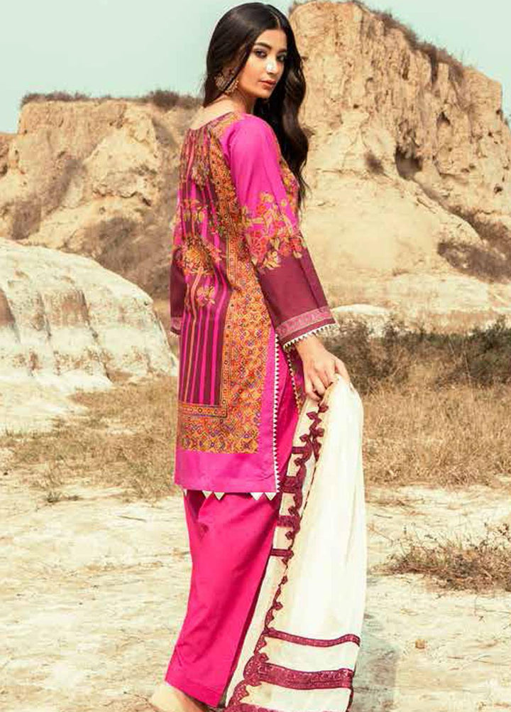 Charizma Embroidered Lawn Suits Unstitched 3 Piece CRZ21N-1 CN-01 - Summer Collection