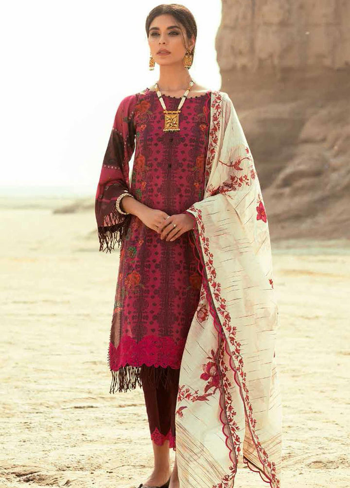 Charizma Embroidered Lawn Suits Unstitched 3 Piece CRZ21N-1 CN-11 - Summer Collection