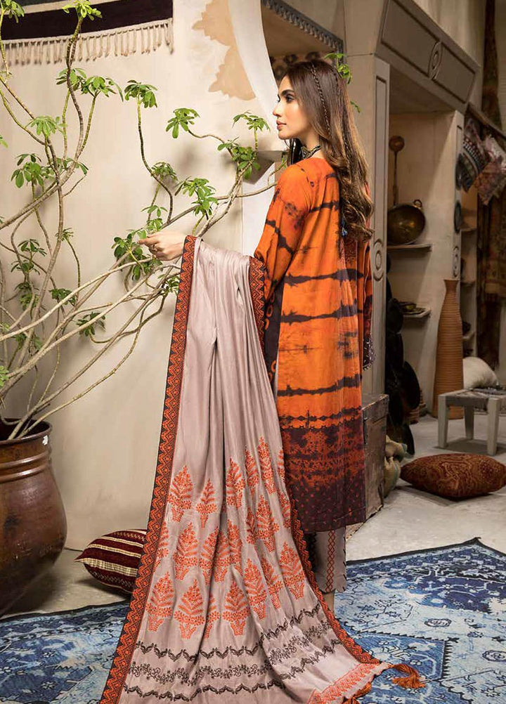 Charizma Embroidered Khaddar Suits Unstitched 3 Piece CRZ21NF CNW-01 - Winter Collection