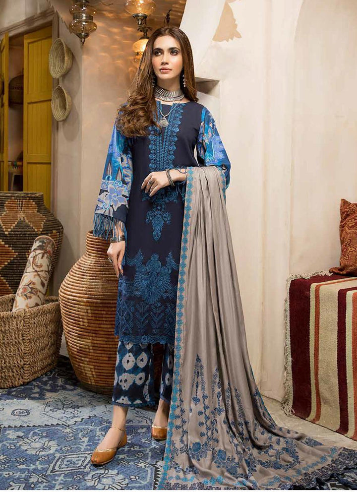 Charizma Embroidered Khaddar Suits Unstitched 3 Piece CRZ21NF CNW-02 - Winter Collection