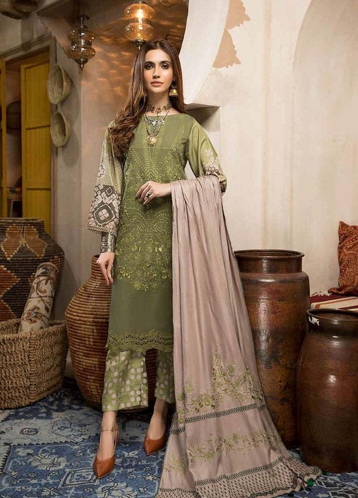 Charizma Embroidered Khaddar Suits Unstitched 3 Piece CRZ21NF CNW-03 - Winter Collection