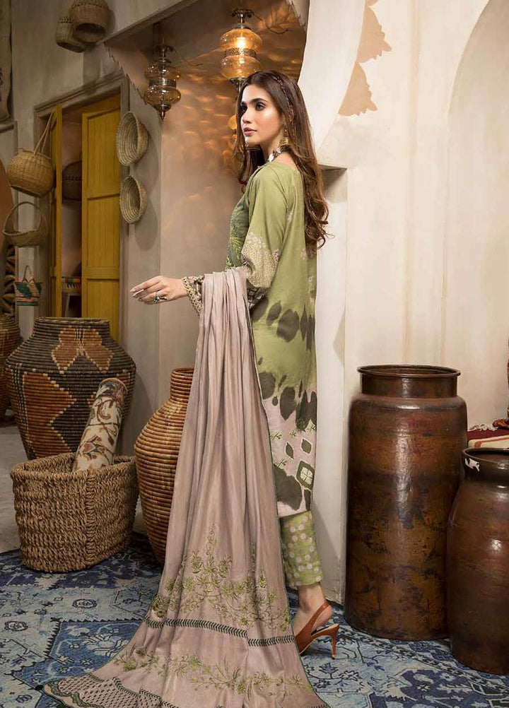 Charizma Embroidered Khaddar Suits Unstitched 3 Piece CRZ21NF CNW-03 - Winter Collection
