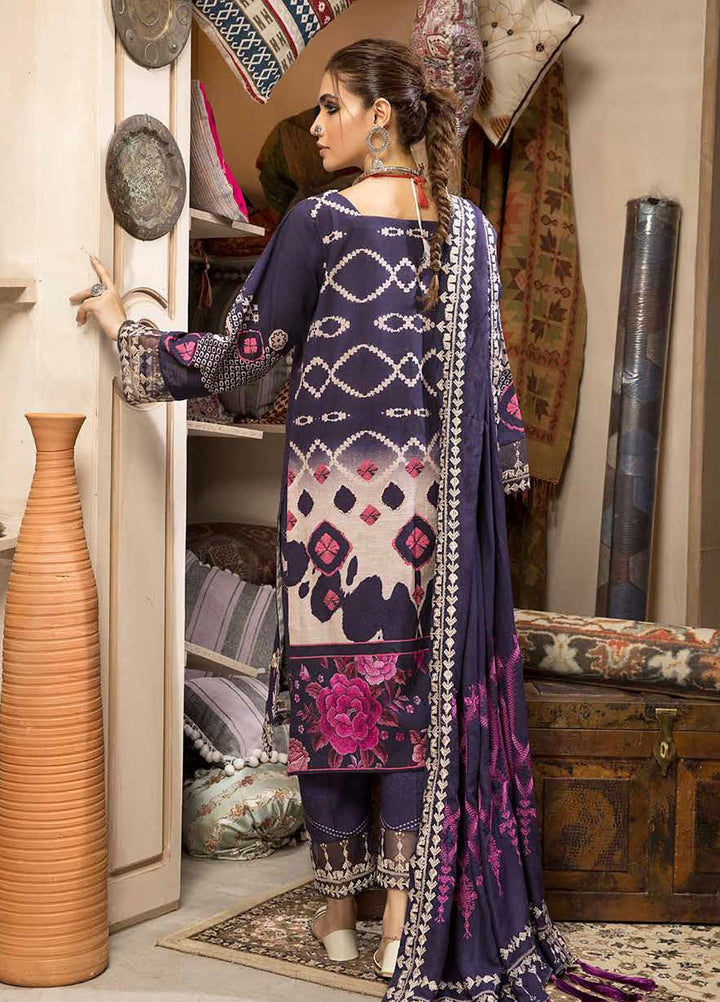 Charizma Embroidered Khaddar Suits Unstitched 3 Piece CRZ21NF CNW-07 - Winter Collection