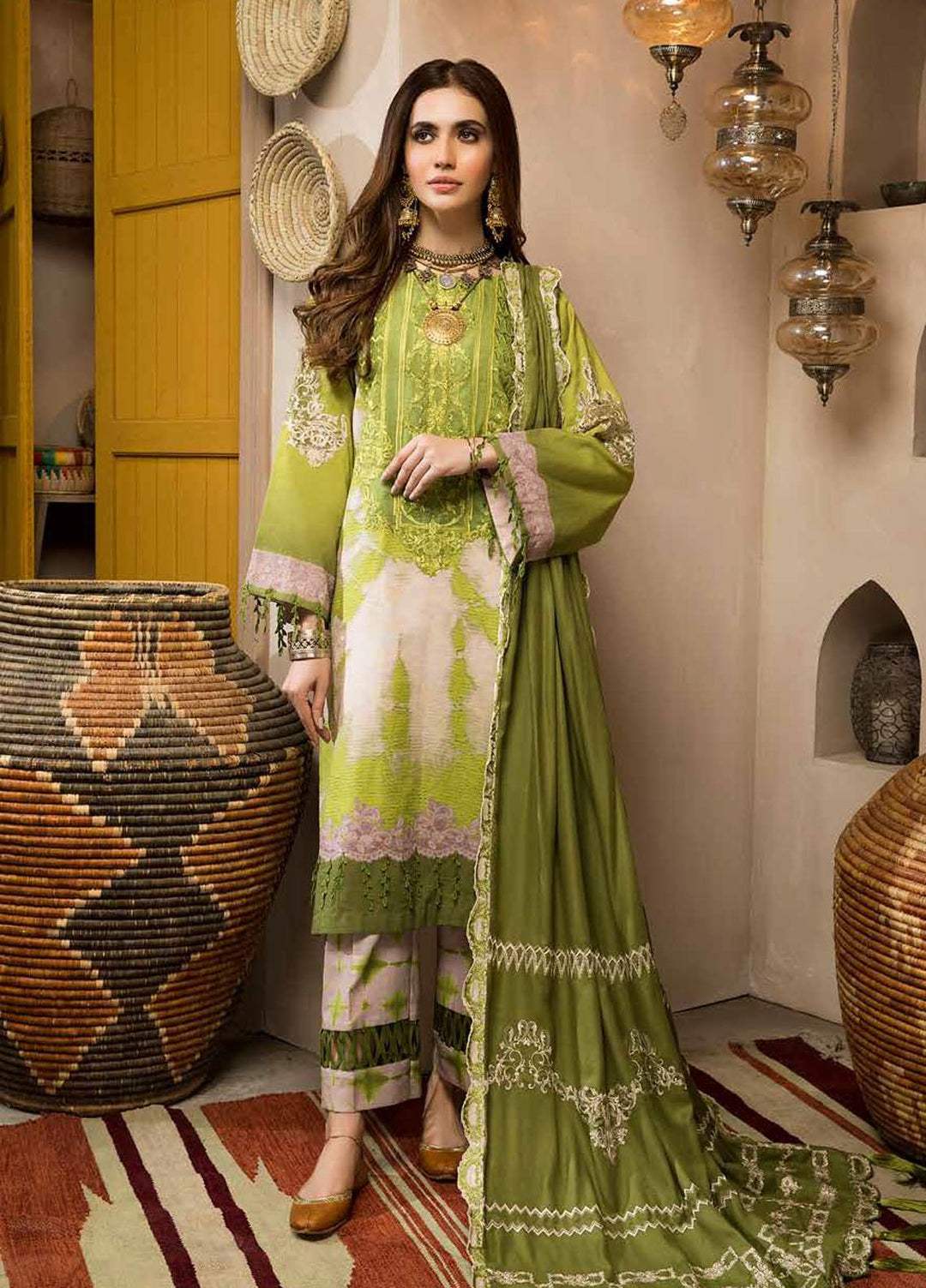 Charizma Embroidered Khaddar Suits Unstitched 3 Piece CRZ21NF CNW-08 - Winter Collection