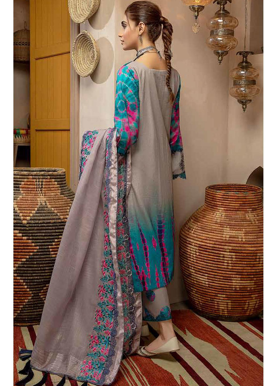 Charizma Embroidered Khaddar Suits Unstitched 3 Piece CRZ21NF CNW-10 - Winter Collection