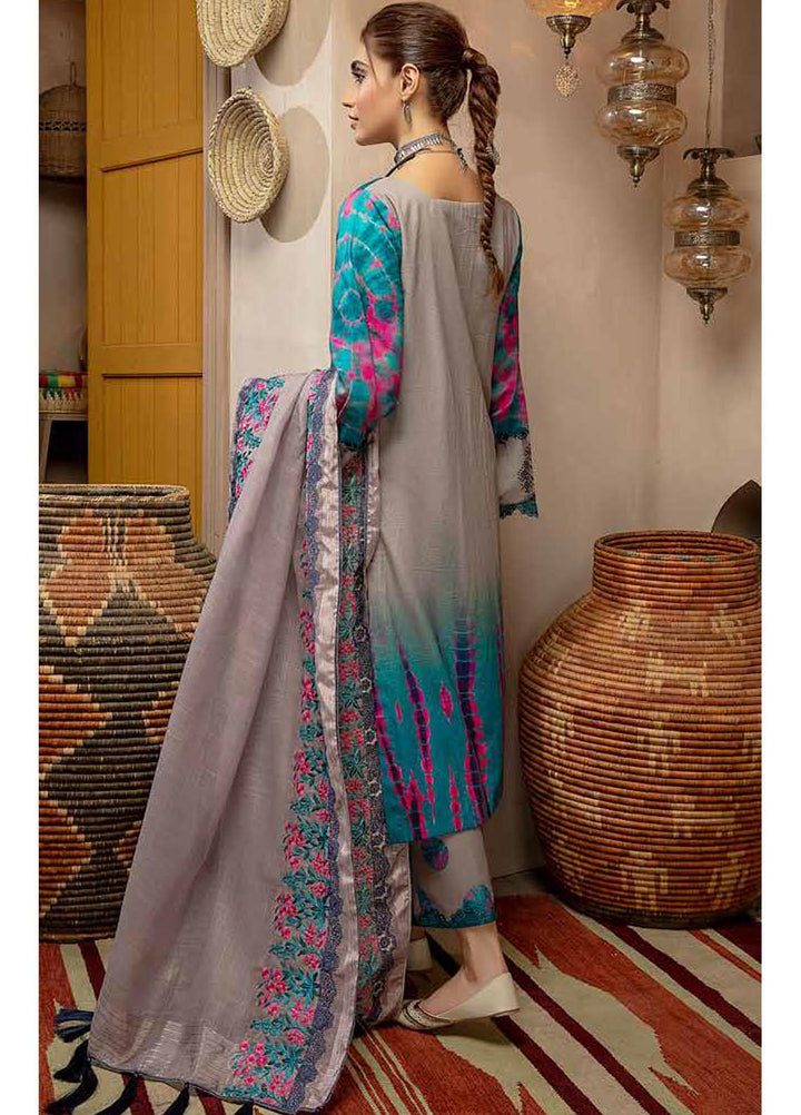 Charizma Embroidered Khaddar Suits Unstitched 3 Piece CRZ21NF CNW-10 - Winter Collection
