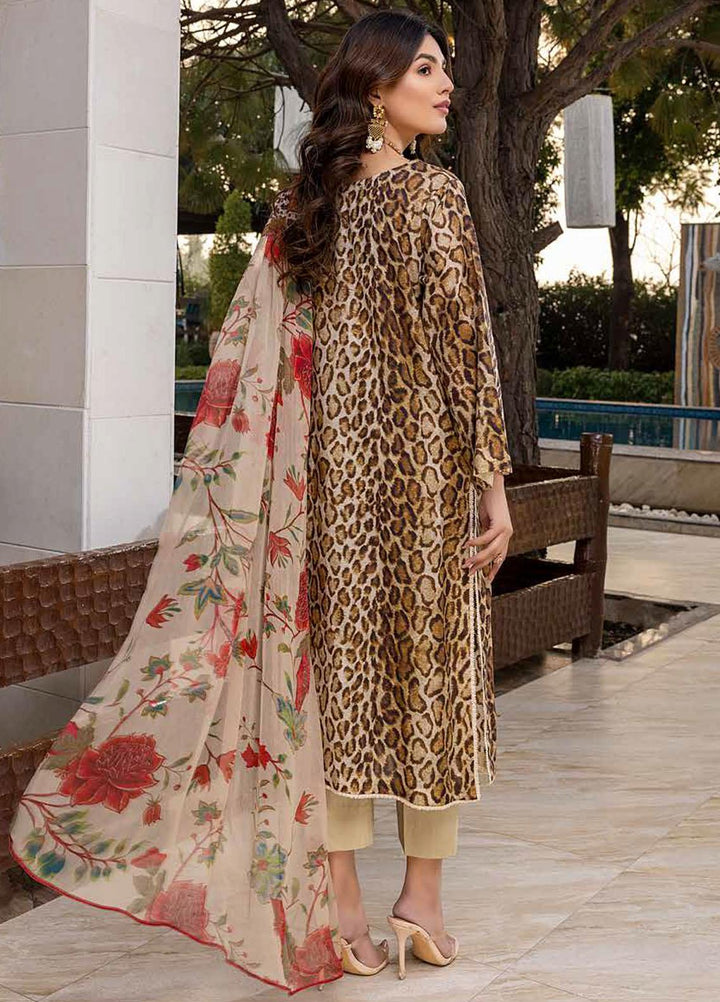 Charizma Embroidered Lawn Suits Unstitched 3 Piece CRZ22OS CO-03-B - Summer Collection