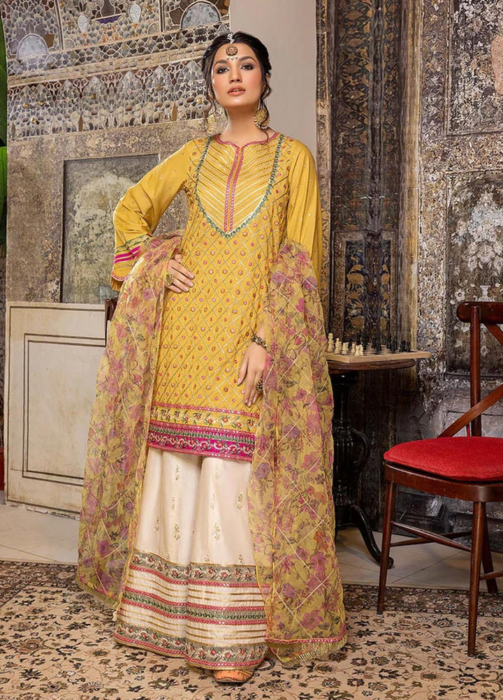 Charizma Luxury Pret  Lawn 3 Piece CNP22-29