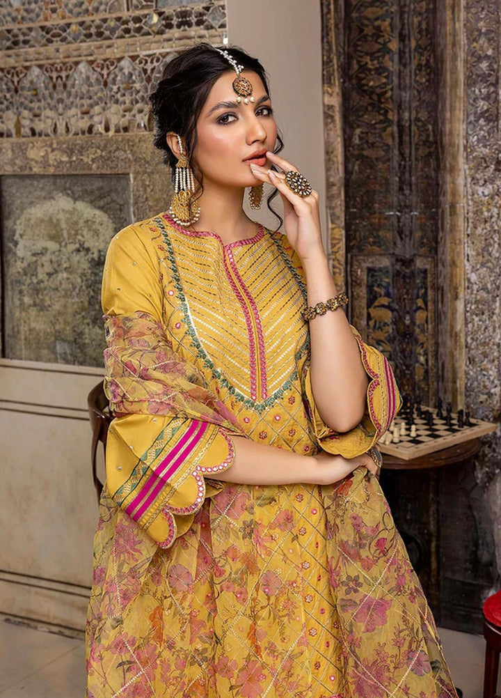 Charizma Luxury Pret  Lawn 3 Piece CNP22-29