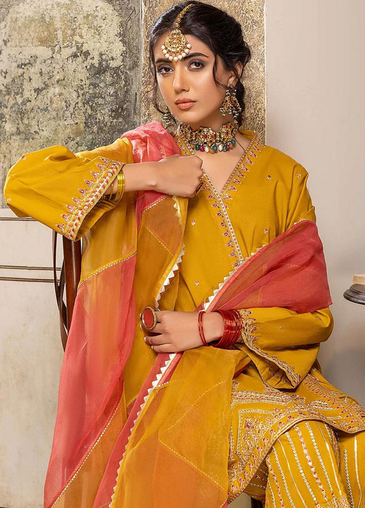 Charizma Luxury Pret  Lawn 3 Piece CNP22-27