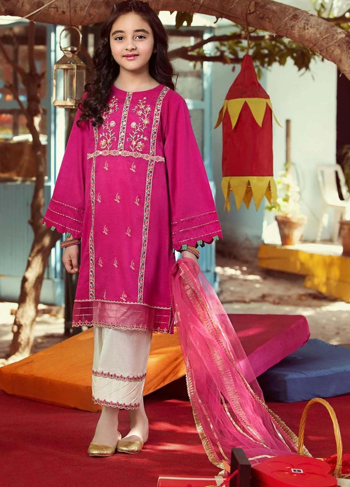 Charizma Lawn Fancy Pret 3 Piece Suit for Girls -  CKP -21-01