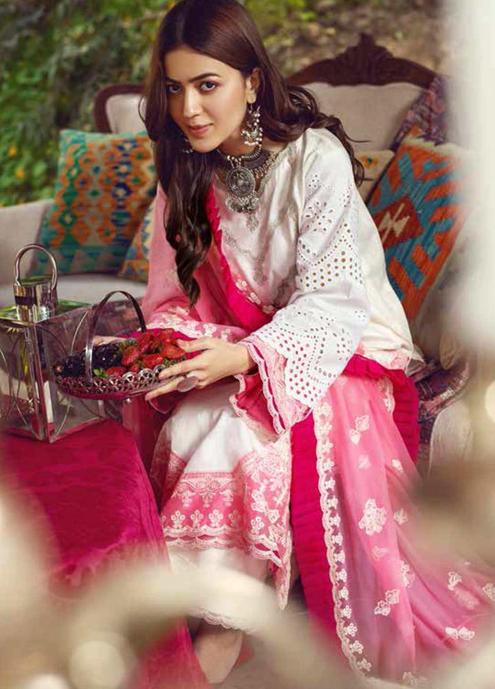 Charizma Embroidered Lawn Suits Unstitched 3 Piece CRZ21BN EBL-01 - Summer Collection