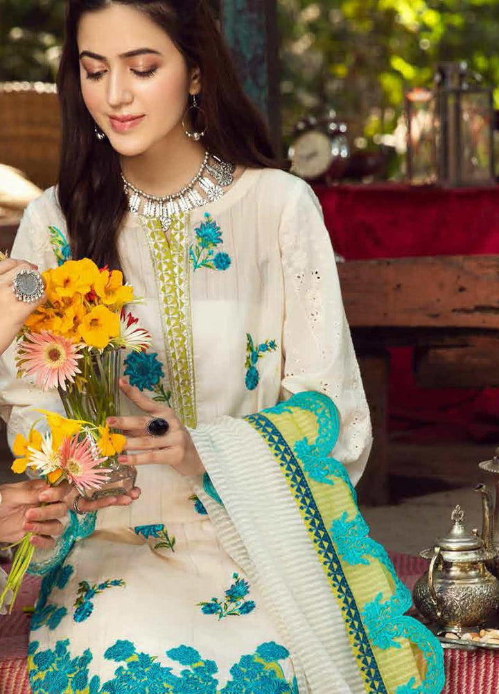 Charizma Embroidered Lawn Suits Unstitched 3 Piece CRZ21BN EBL-06 - Summer Collection
