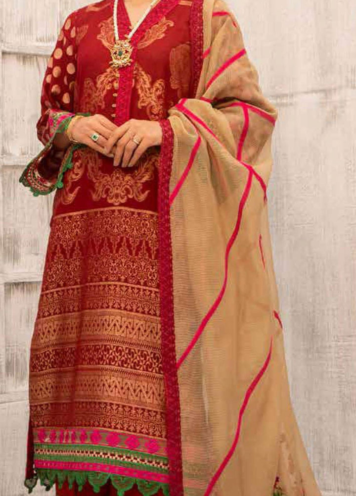 Charizma Embroidered Lawn Suits Unstitched 3 Piece CRZ21SJ 01 - Summer Collection