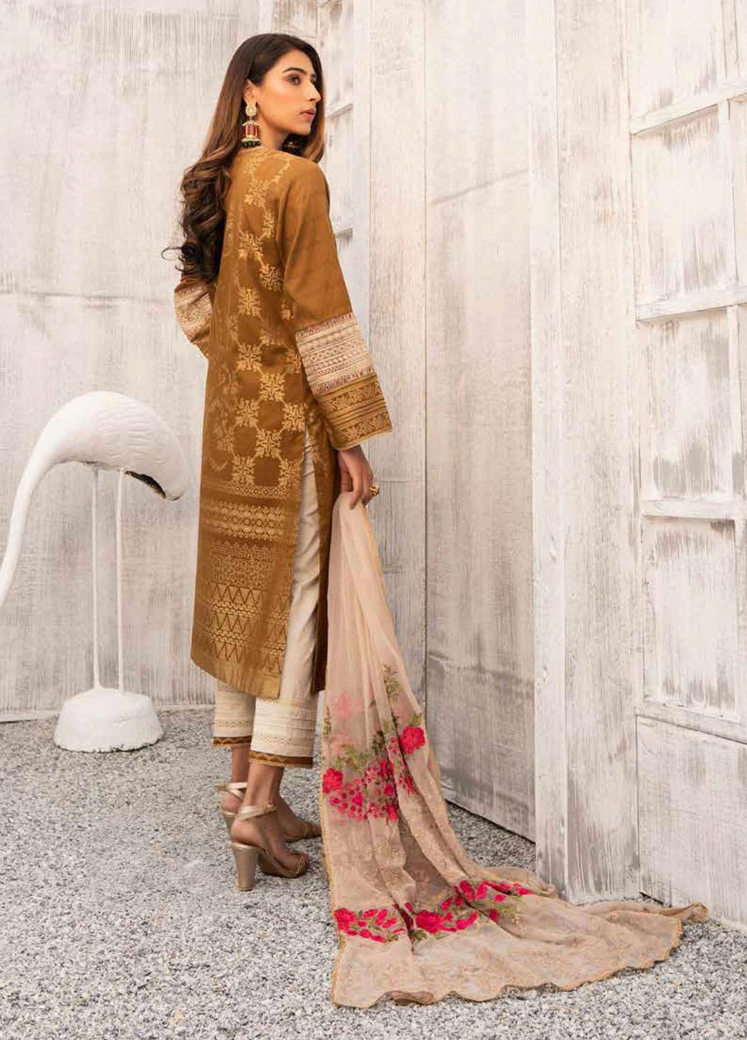 Charizma Embroidered Lawn Suits Unstitched 3 Piece CRZ21SJ 05 - Summer Collection