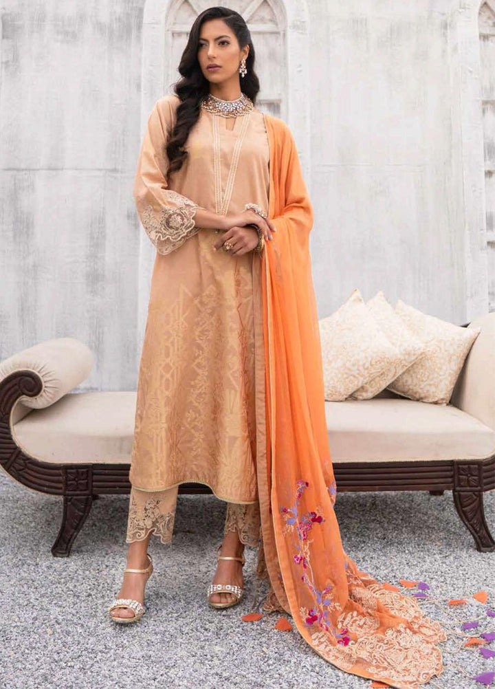 Charizma Embroidered Lawn Suits Unstitched 3 Piece CRZ21SJ 06 - Summer Collection