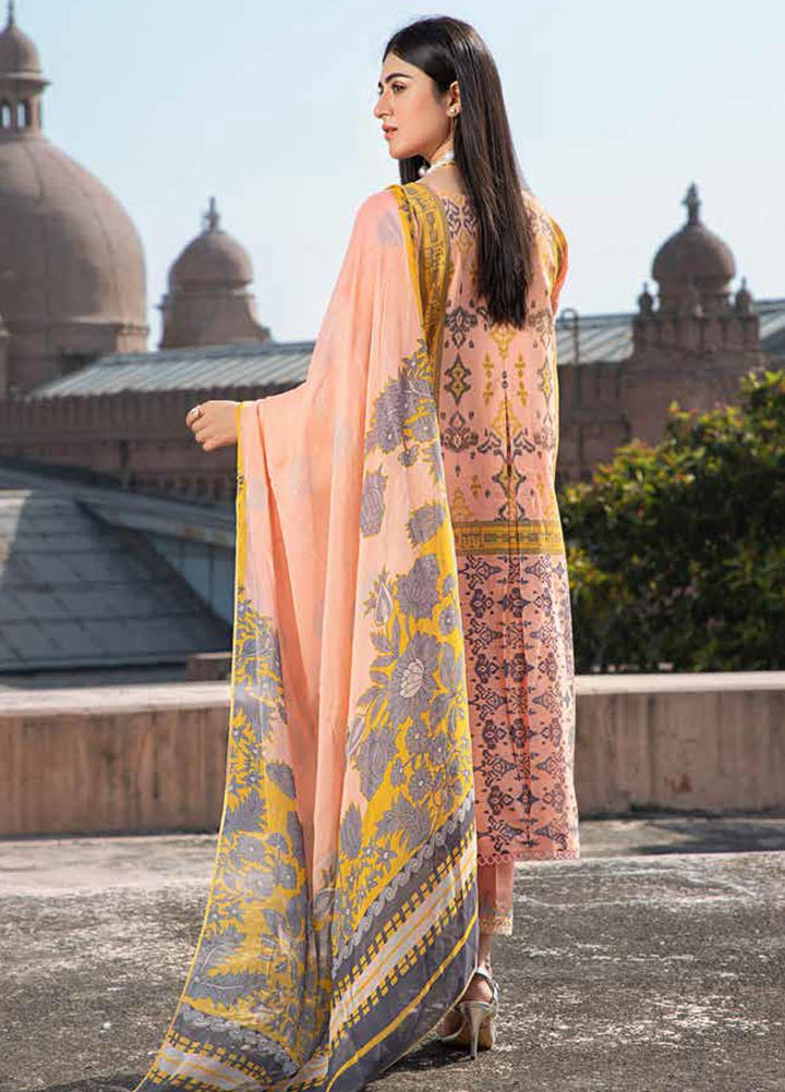 Charizma Embroidered Lawn Suits Unstitched 3 Piece CRZ21LS CSL-07 - Summer Collection