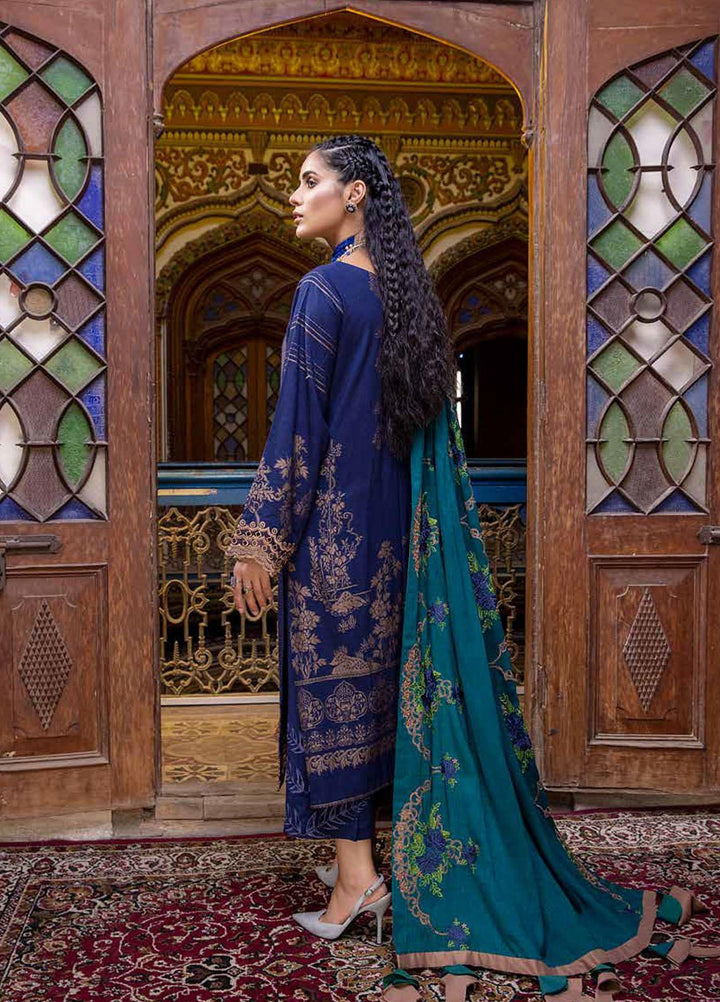 Charizma Embroidered  Leather Jacquard Suits Unstitched 3 Piece CRZ21LJ CLJ-09 - Winter Collection