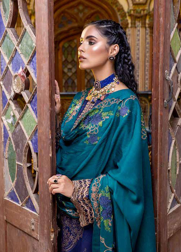 Charizma Embroidered  Leather Jacquard Suits Unstitched 3 Piece CRZ21LJ CLJ-09 - Winter Collection