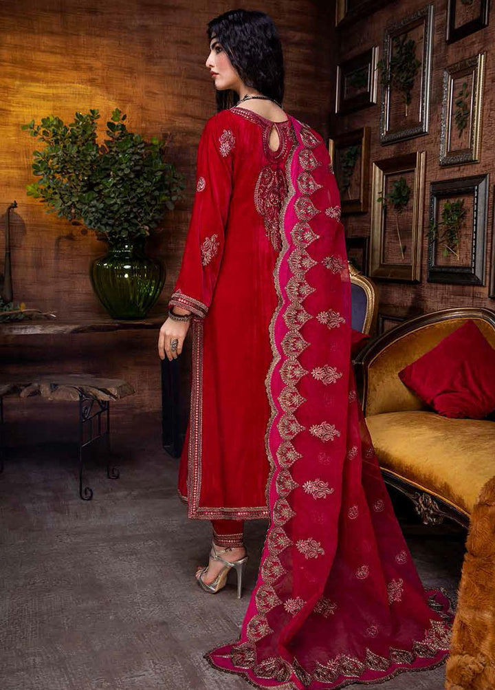 Signora By Charizma Embroidered Velvet Suits Unstitched 3 Piece CRZ21SV CVT-07 - Winter Collection