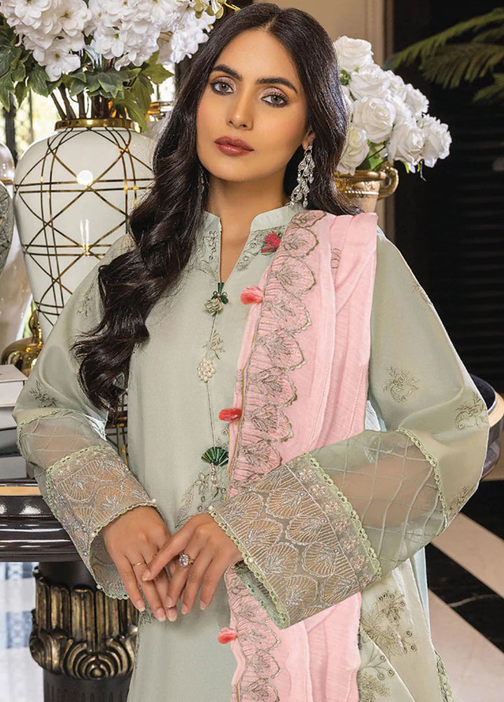 Charlotte by Humdum Chikankari Lawn Suits Unstitched 3 Piece HD24CH D-05 - Summer Collection