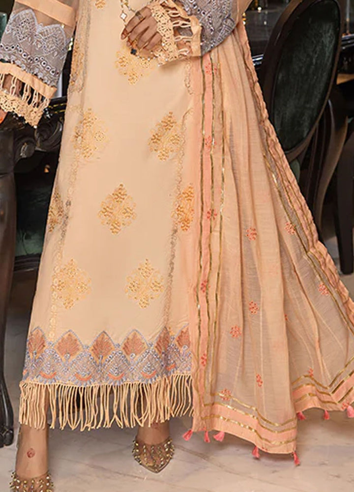 Charlotte by Humdum Chikankari Lawn Suits Unstitched 3 Piece HD24CH D-10 - Summer Collection
