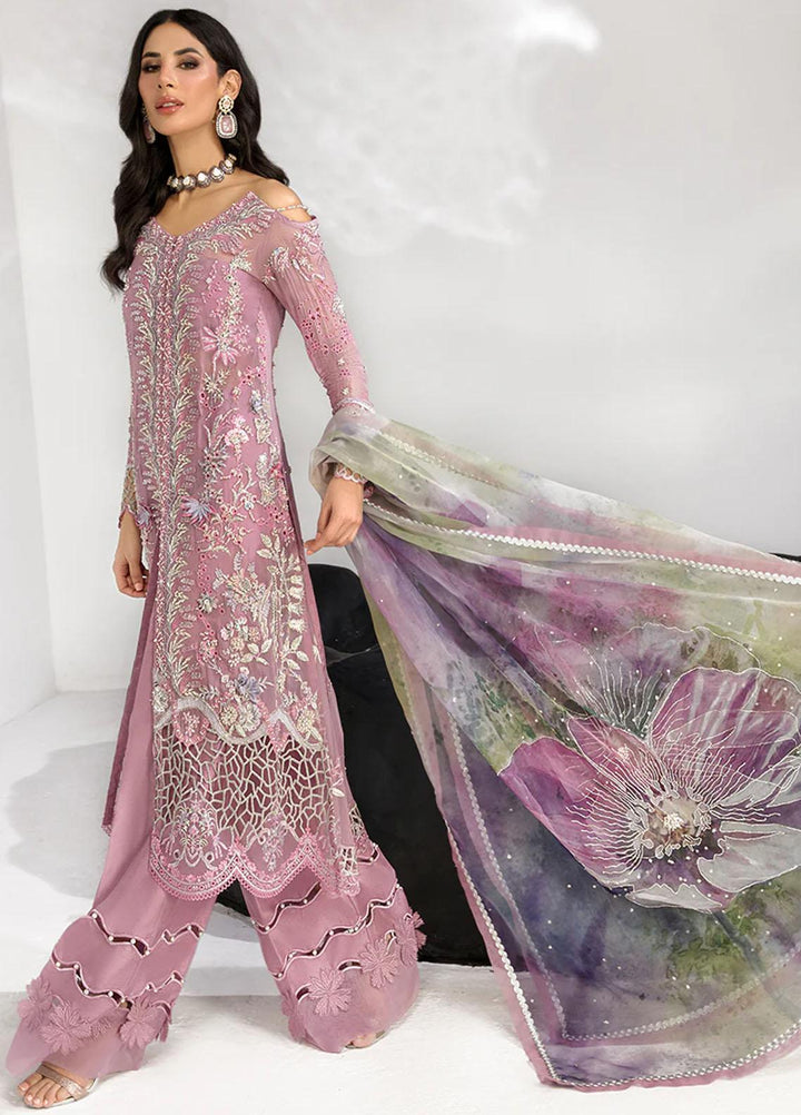 Chatoyer By Rang Rasiya Embroidered Chiffon Suits Unstitched 4 Piece RR23CH D-05 Ramona - Wedding Collection