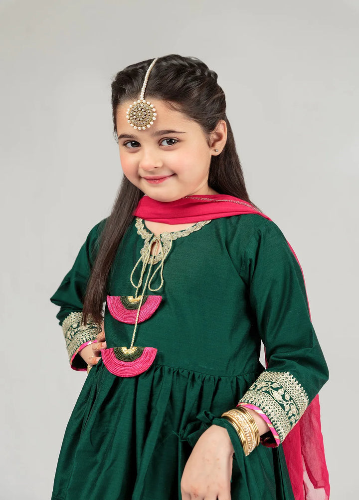 Cheeco Chic Pret Embroidered Cotton silk 3 Piece Suit GPPEID24