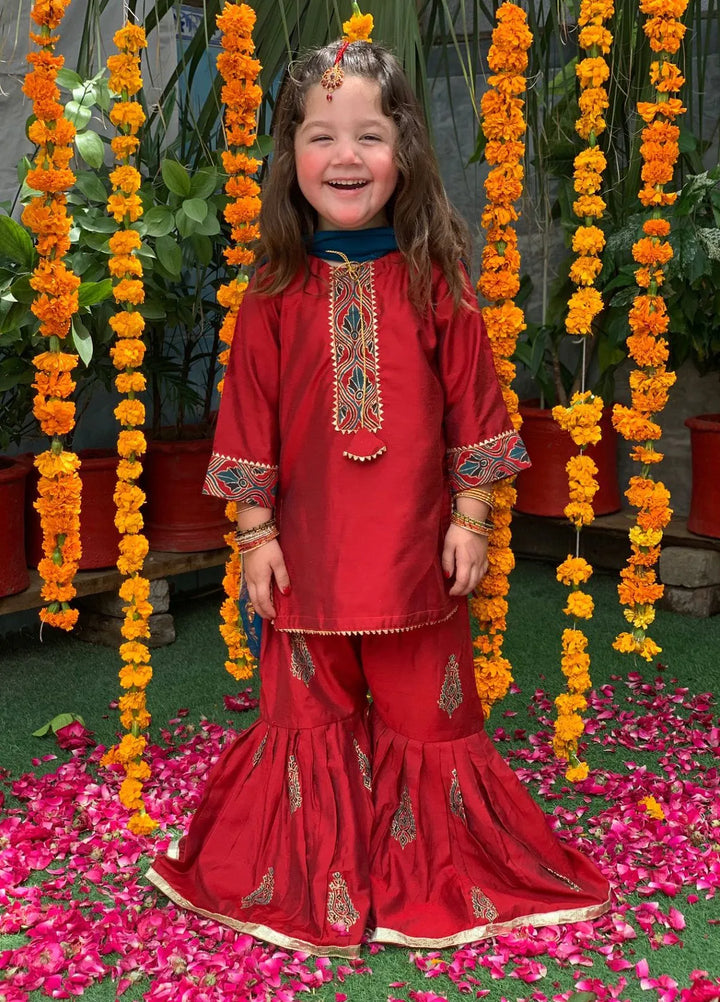 Cheeco Chic Pret Printed Cotton Silk 3 Piece Suit RBPEID23